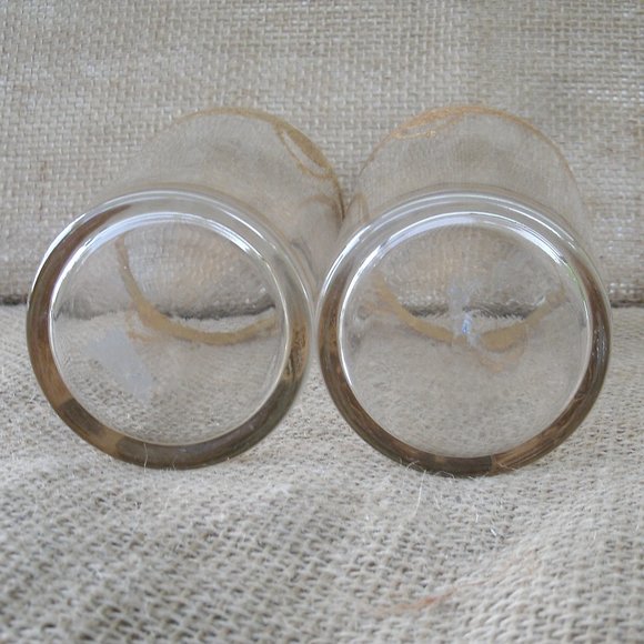 Vintage Tiffin Franciscan Art Nouveau Gold Encrusted Tumbler Set of 2 - Picture 15 of 16